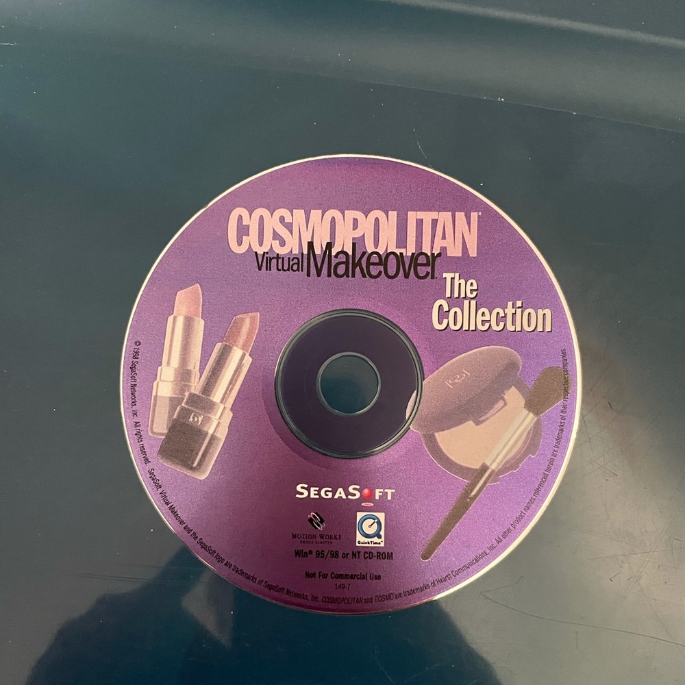 Vintage Cosmopolitan virtual makeover CD ROM